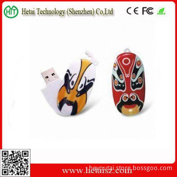 "Customized Face Shape Flash Drive USB with CE RoHS and FCC Certificate "